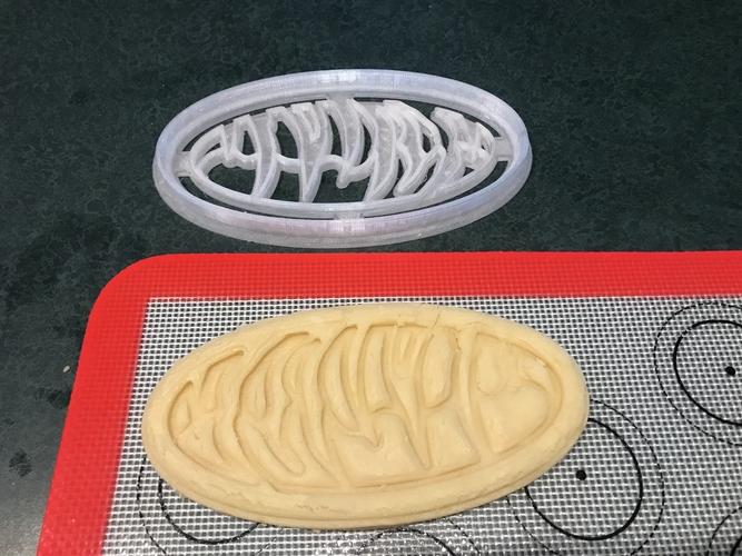 Cookie Cutter Tiger Stipe Logo 3D Print 394095