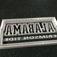 Small Cookie Cutter Alabama Crimson Tide 3D Printing 394098