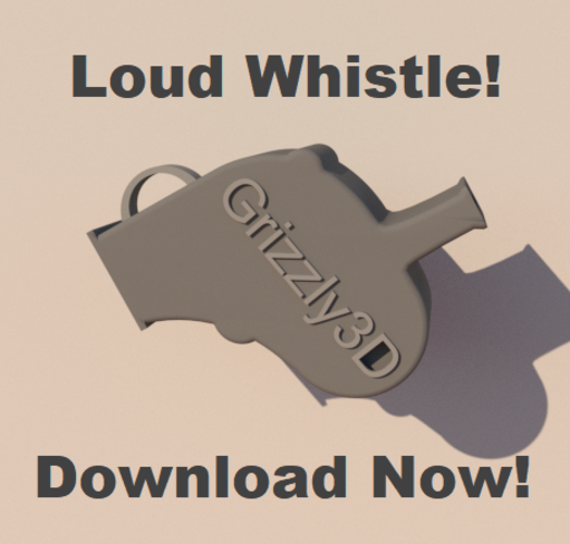 Storm Whistle Keychain 3D Print 394209
