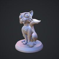 Small Toffee the cat 3D Printing 394213