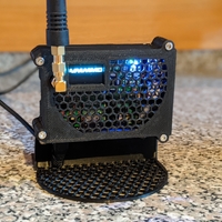 Small Pi-Star Raspberry Pi 3B (and similar) enclosure with stand 3D Printing 394217