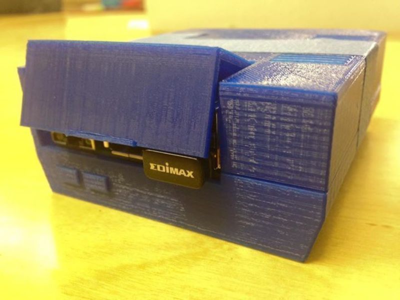 Repaired Raspberry Pi B+ Retro Case. Repaired original files, ma
