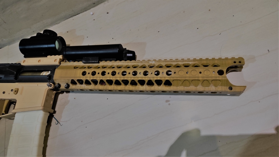 LVOA-S Handguard 3D Print 394241