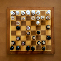 Wine Cork Chess Set - Thumbnail 1