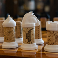 Wine Cork Chess Set - Thumbnail 2