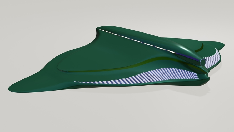 Spaceship model for 3d Printing 3D Print 394257