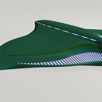 Spaceship model for 3d Printing - Thumbnail 1