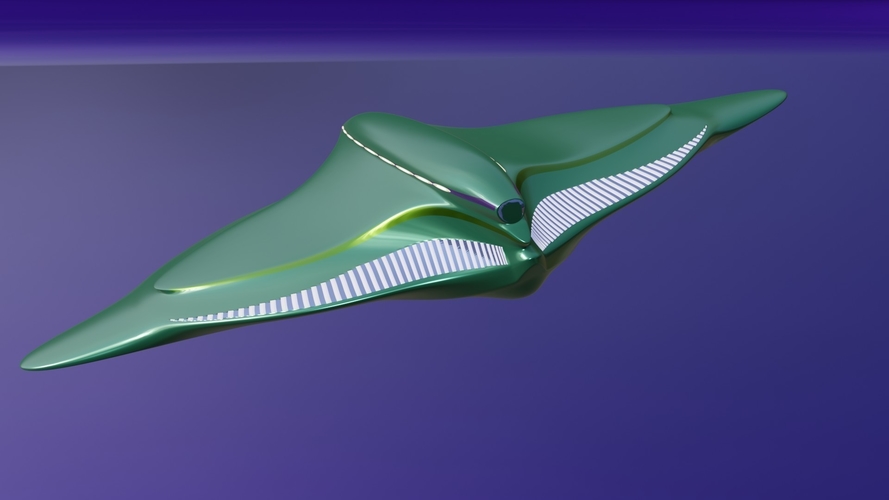 Spaceship model for 3d Printing 3D Print 394263
