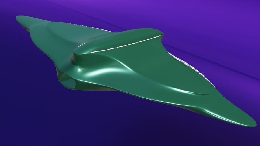 Spaceship model for 3d Printing 3D Print 394264