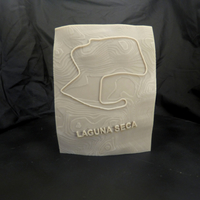 Small Laguna Seca - 3D TopoTracks 3D Printing 394397