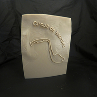 Small Circuit de Monaco - 3D TopoTracks 3D Printing 394406