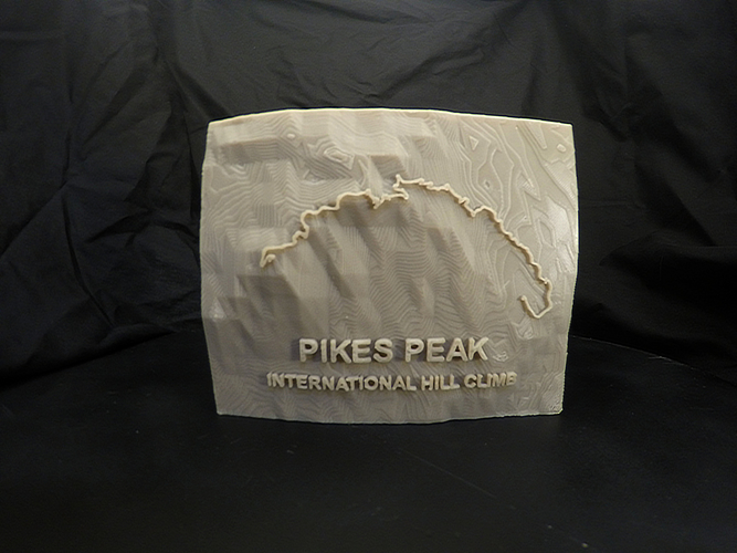 Pikes Peak International Hill Climb - 3D TopoTracks
