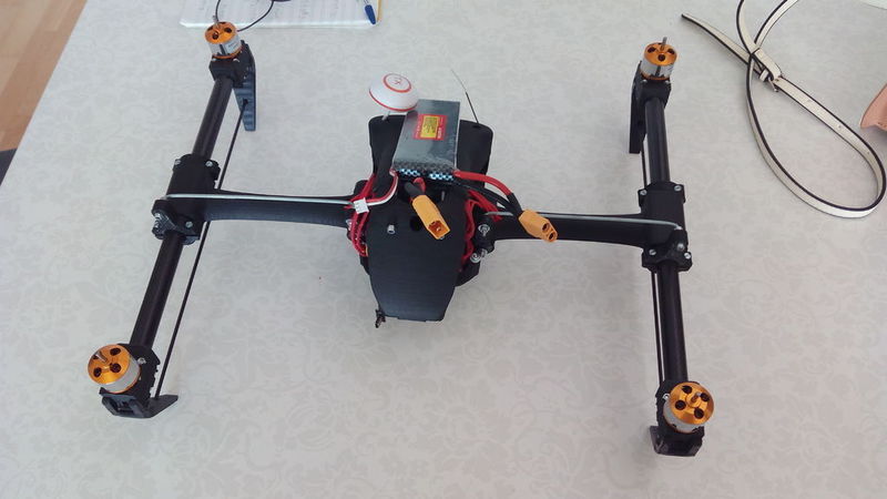 DJI Inspire1 and Walkera inspired quadcopter