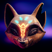 Small Wood animal mask from Kena: Bridge of Spirits (FanArt) 3D Printing 394746