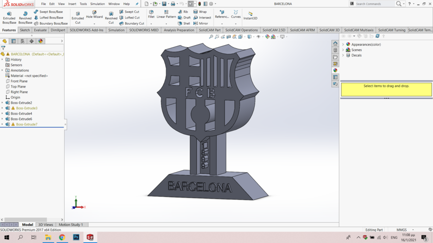 BARCELONA 3D Print 394789