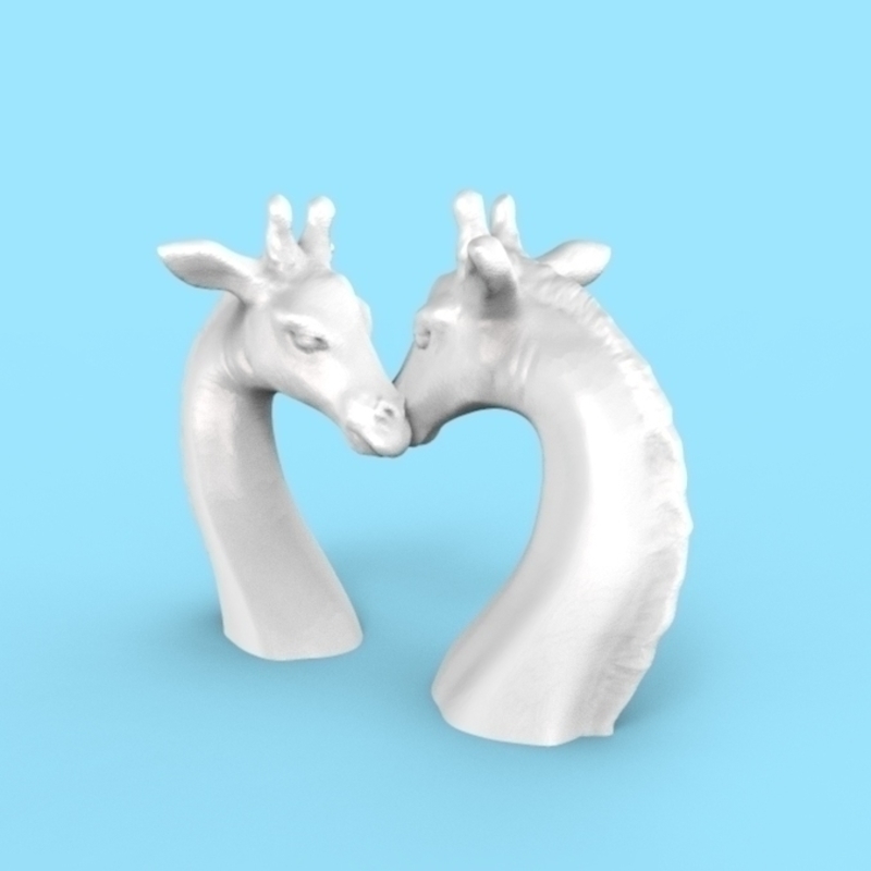 A Giraffe figurine- send a hug/kiss in COVID-19