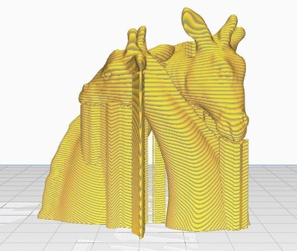 A Giraffe figurine- send a hug/kiss in COVID-19 3D Print 394829