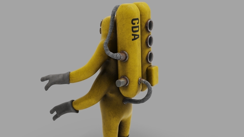 CDA Agent - Monster Inc - Pinshape