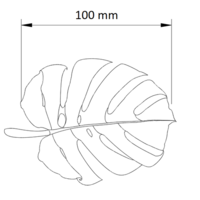 Monstera leaf soap dish - Thumbnail 1