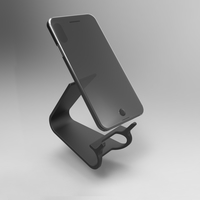 Small PHONE HOLDER  - PHONE STAND - EASY PRINT  3D Printing 395048