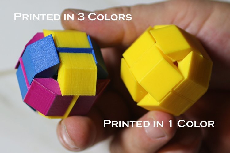 Baffling Puzzle Ball 3D Print 39507