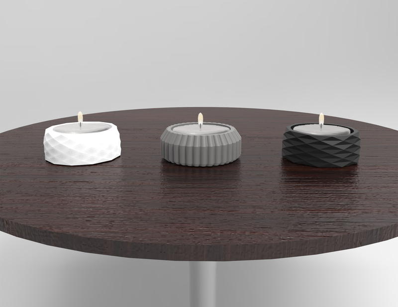 TEA CANDLES HOLDER SET
