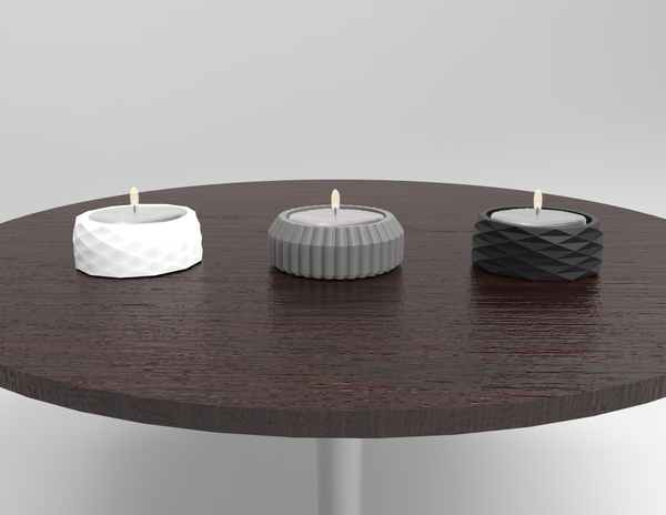 TEA CANDLES HOLDER SET