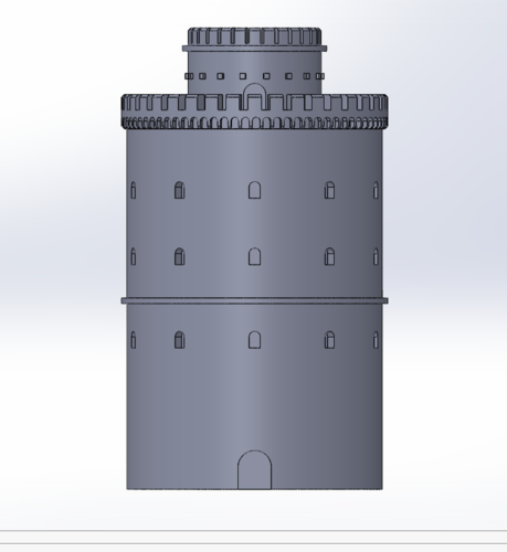 WHITE TOWER 3D Print 395151