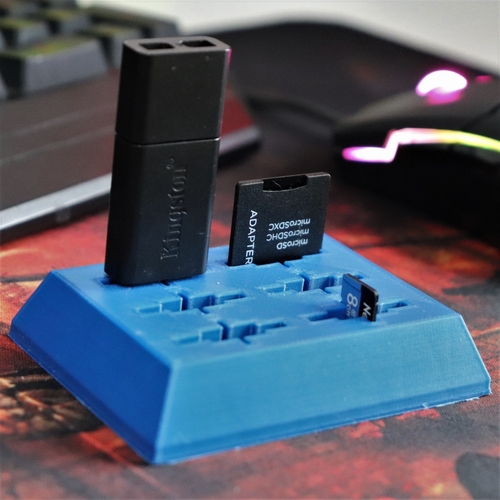 USB/SD/MicroSD Holder  3D Print 395188