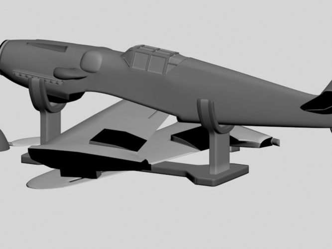 Messerschmitt BF109 G6 1/100 scale 3D Print 395211