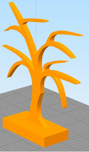 Jewelry Tree Simple 3D Print 395241