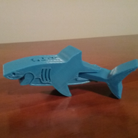 Small Great White Shark - Print In Place 3D Printing 395278