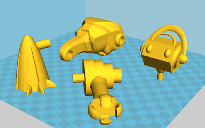Stubby Sam Maker-Tron 3D Print 39531