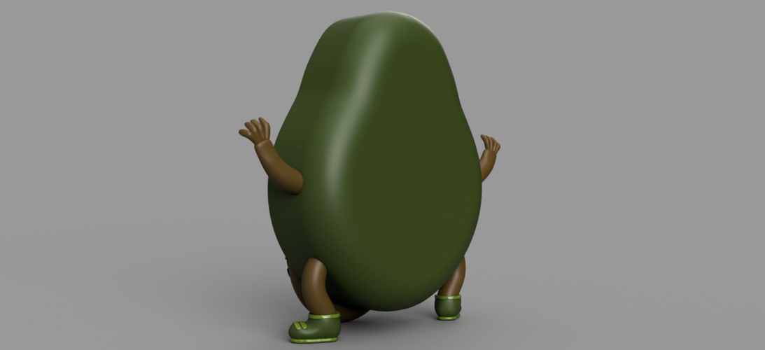 Funny Avocado 3D Print 395396
