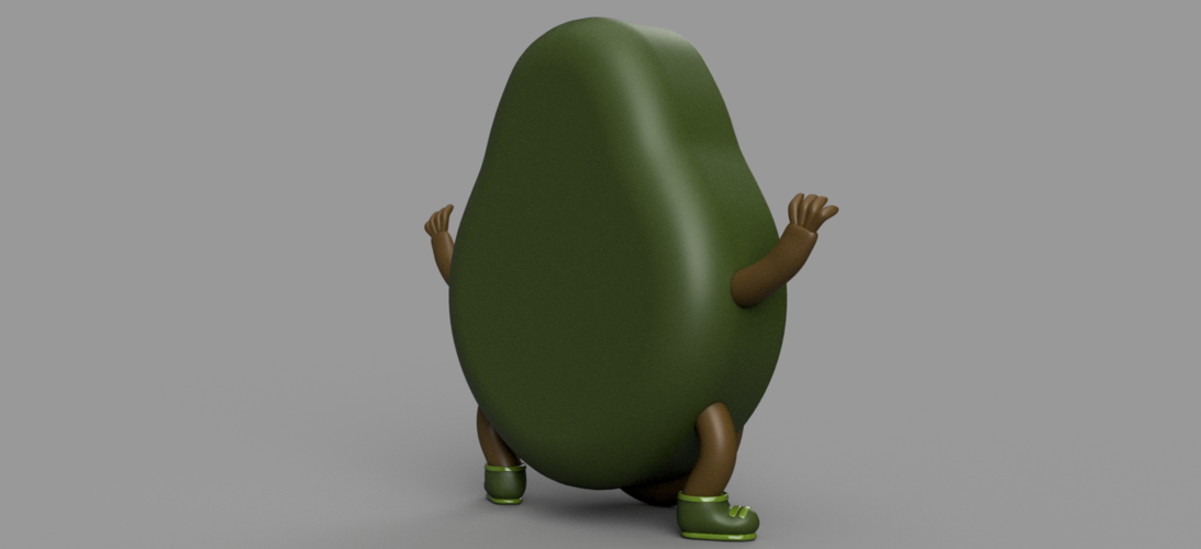 Funny Avocado 3D Print 395398