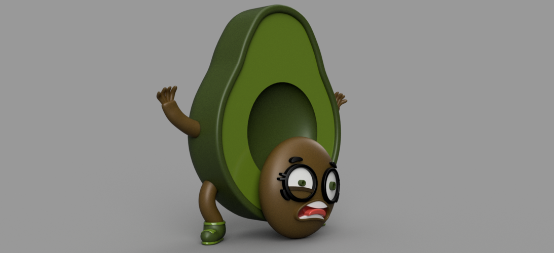 Funny Avocado 3D Print 395400