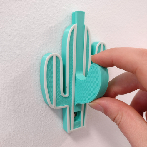 CACTUS COAT HANGER - COAT RACK 3D Print 395489