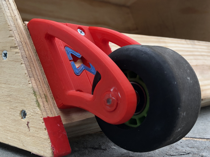 Wheel Casters (Skateboard wheel) 3D Print 395573