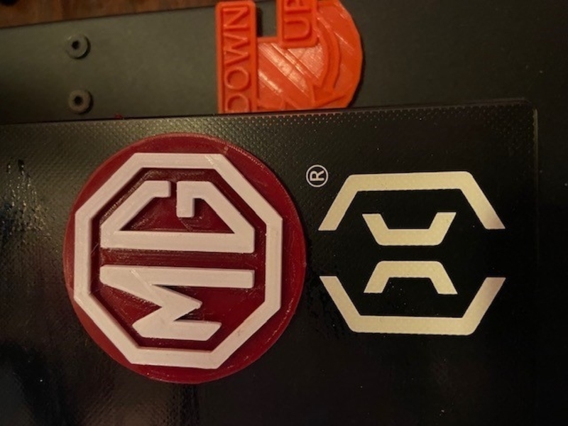 MG classic car badge
