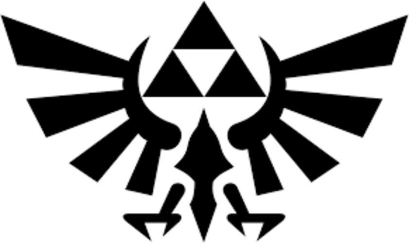 Zelda Logo 3D Print 395637