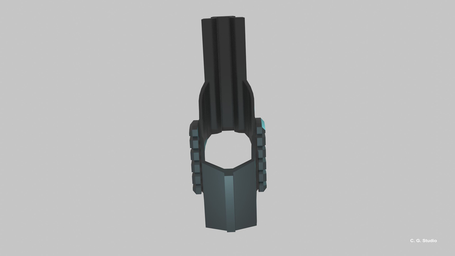 Handgun Tactical mount 3D Print 395645