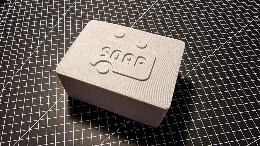 Stylish soap dish with lid 3D Print 395651