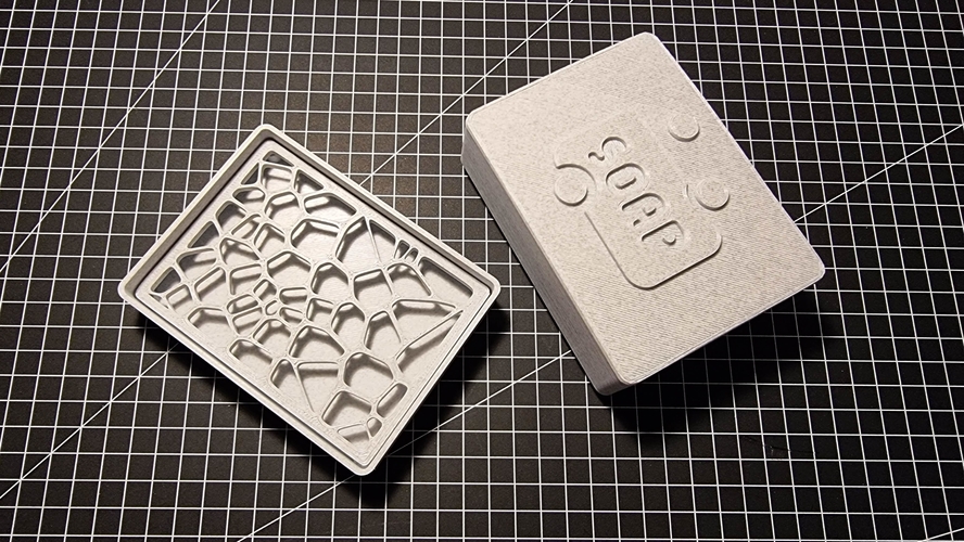 Stylish soap dish with lid 3D Print 395652