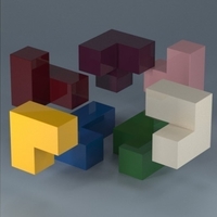 Soma Cube Puzzle - Thumbnail 2
