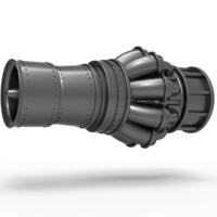 Jet engine key fob - Thumbnail 2