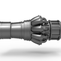 Jet engine key fob - Thumbnail 5