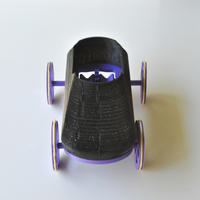 Rubber band car: Sportscar - Thumbnail 3