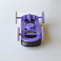 Rubber band car: Sportscar - Thumbnail 4
