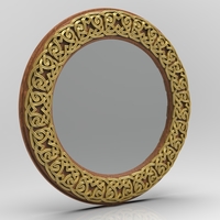 Small CELTIC MIRROR FRAME 3D Printing 395776