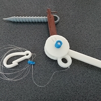 Small fishing device 3D Printing 395784
